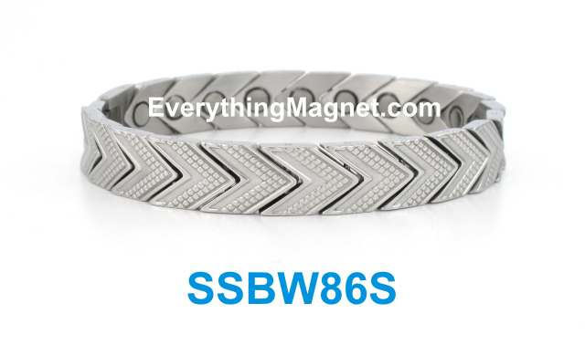 Magnetic Stainless Steel Bracelet - SSBW86S