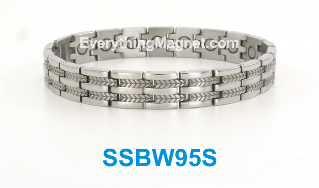 Magnetic Stainless Steel Bracelet - SSBW95S
