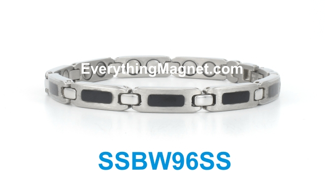 Magnetic Stainless Steel Bracelet - SSBW96SS