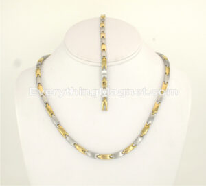 Stainless Steel Necklace(19 inch) Bracelet Sets – SSNBW63T