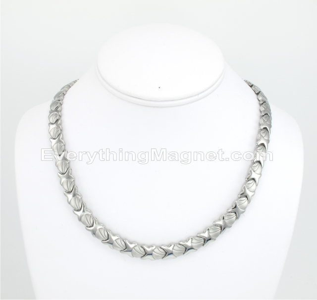 Magnetic Stainless Steel Necklace – SSNW133S