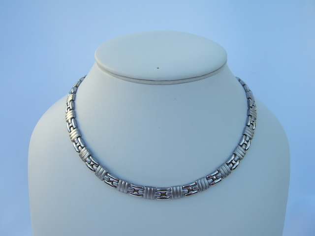 Magnetic Stainless Steel Necklace(18 3/8 inch) - SSNW42S