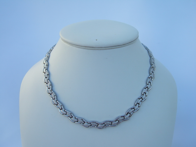 Magnetic Stainless Steel Necklace(18 inch) - SSNW47S