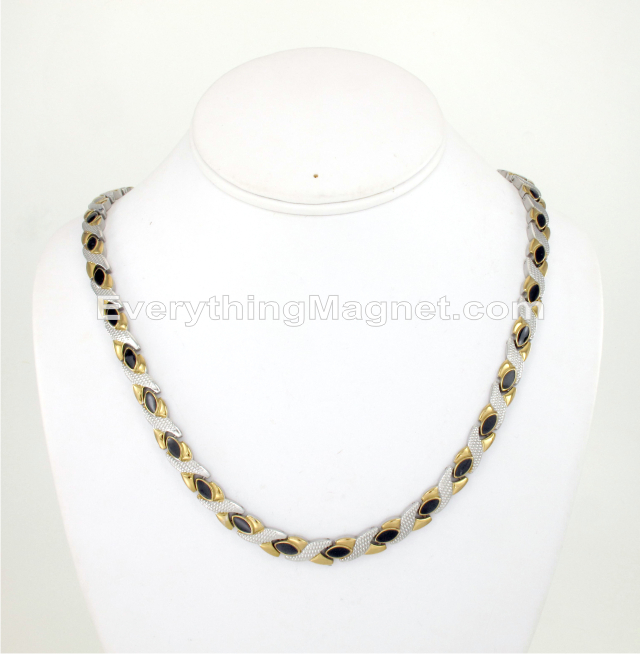 Magnetic Stainless Steel Necklace – SSNW49GBS