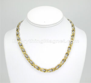 Magnetic Stainless Steel Necklace – SSNW49TCZ