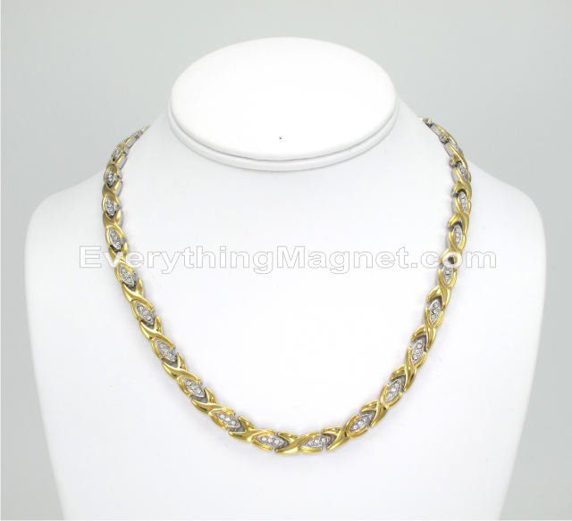 Magnetic Stainless Steel Necklace – SSNW49TCZ