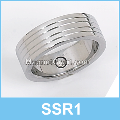 Magnetic Stainless Steel Rings (Size 8-12) - SSR1