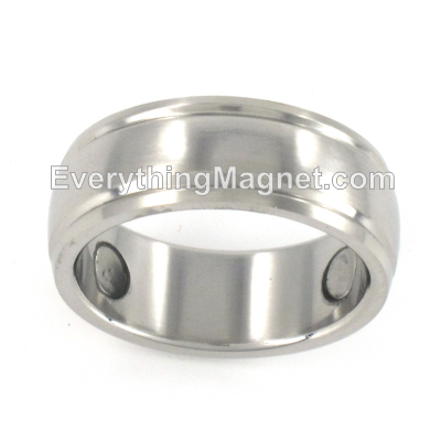 Magnetic Stainless Steel Ring (Size 8-12) - SSR10S