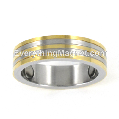 Magnetic Stainless Steel Ring (Size 5-15) - SSR11T
