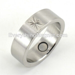 Magnetic Stainless Steel Ring (Size 6-12) – SSR15S