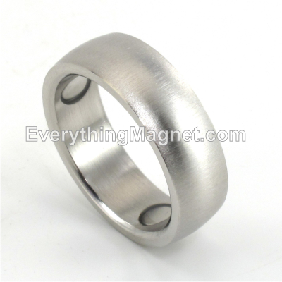 Magnetic Stainless Steel Ring (Size 6-12) - SSR16S