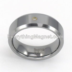 Tungsten Carbide Ring(Real Diamond) Size 8-14** NO MAGNETS ** – TCR6
