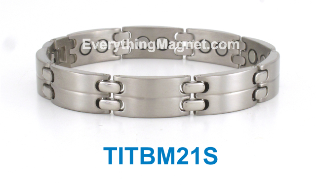 Titanium Magnetic Bracelet - TITBM21S