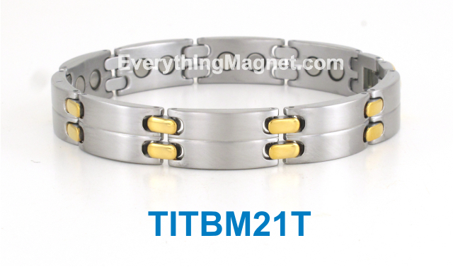 Titanium Magnetic Bracelet - TITBM21T