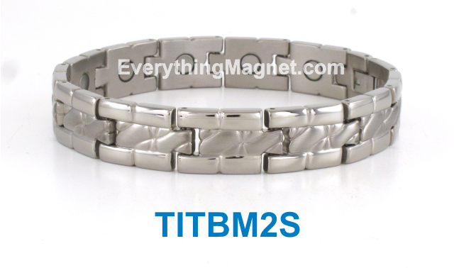 Titanium Magnetic Bracelet - TITBM2S