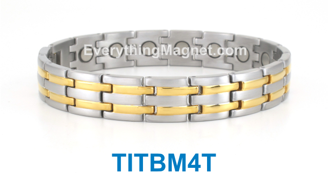 Titanium Magnetic Bracelet - TITBM4T