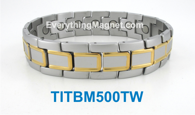 Titanium Magnetic Bracelet - TITBM500TW