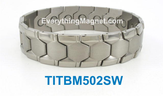 Titanium Magnetic Bracelet - TITBM502SW