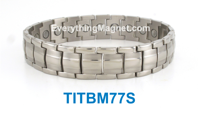 Titanium Magnetic Bracelet - TITBM77S