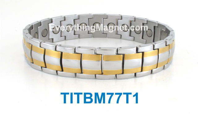 Titanium Magnetic Bracelet - TITBM77T1