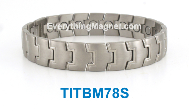 Titanium Magnetic Bracelet - TITBM78S
