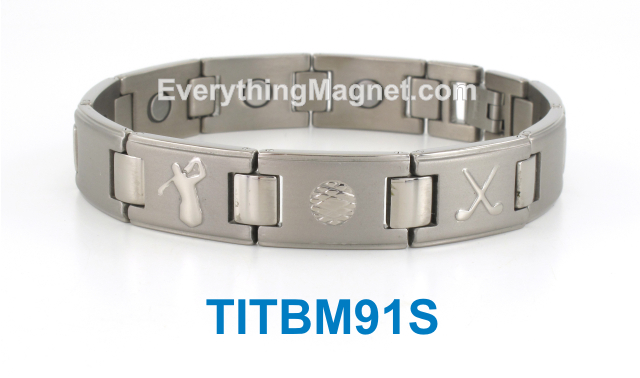 Titanium Magnetic Bracelet - TITBM91S