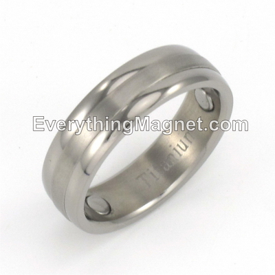 Magnetic Titanium Ring (Size 8-14) - TR1S