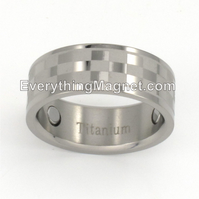 Magnetic Titanium Ring (Size 8-14) - TR4S