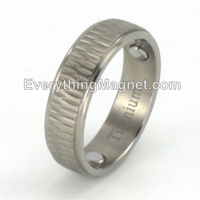 Magnetic Titanium Ring (Size 8-14) - TR6S