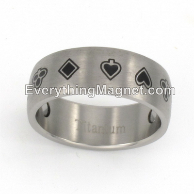 Magnetic Titanium Ring (Size 8-14) - TR7S