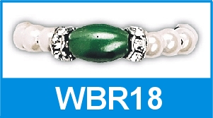 Magnetic Beaded Ring - WBR18